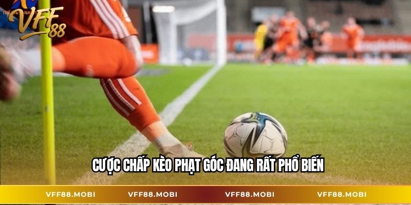 Cược chấp kèo phạt góc đang rất phổ biến