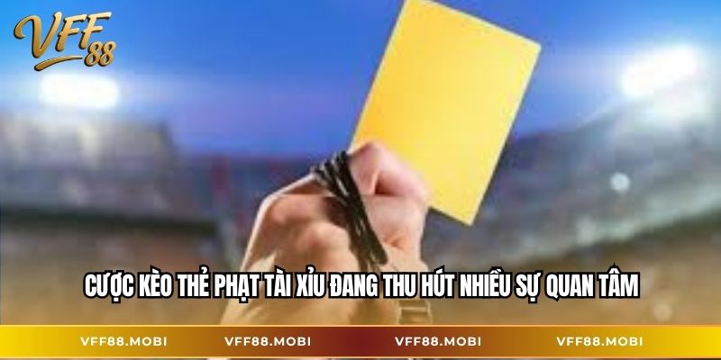 Cược kèo thẻ phạt tài xỉu đang thu hút nhiều sự quan tâm
